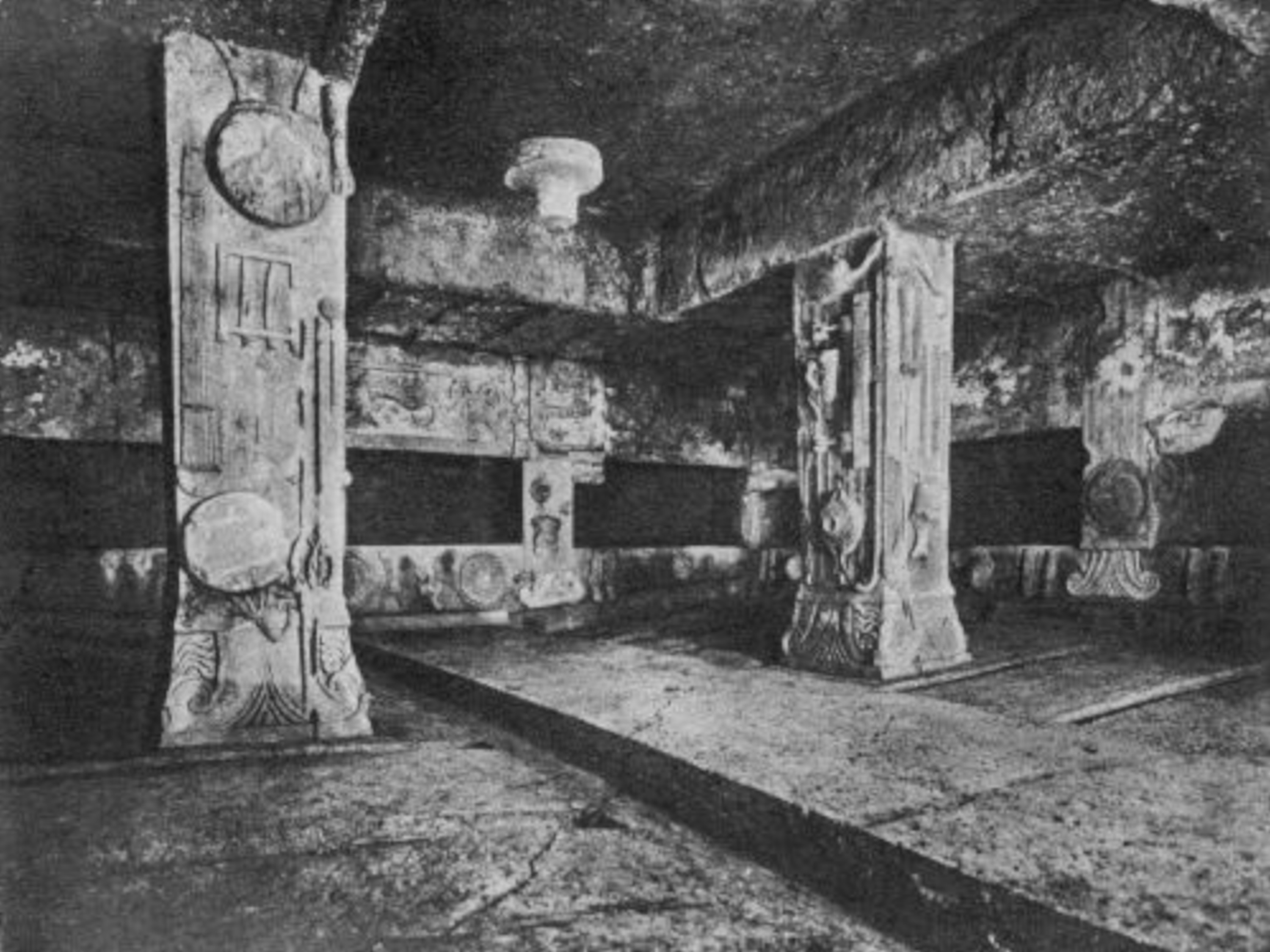 3. Cerveteri. Tomb of the Stuccos, or the Grotta Bella.