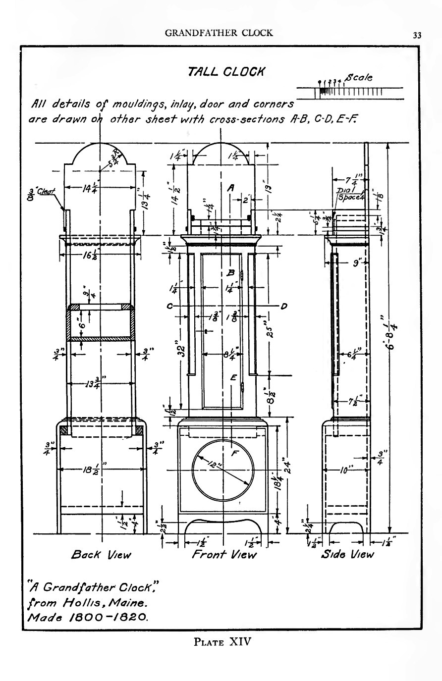 Working Drawings of Colonial Furniture Section 2